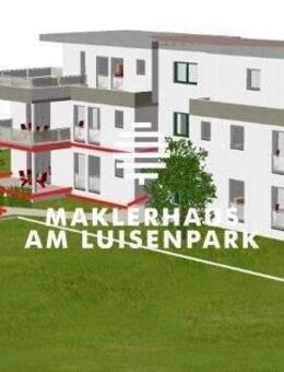 Komfortable, barrierefreie 4-Zimmer-Wohnung im Neubau - Wohnen auf einer Ebene mit Süd-West-Terrasse - Grünstadt