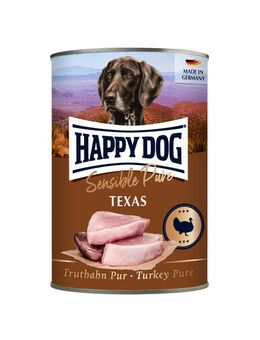 Happy Dog Sensible Pure 6 x 400 g - Texas (Truthahn Pur)