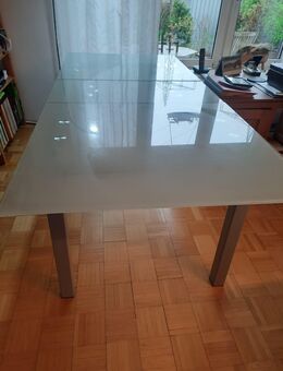 Esstisch Glastisch ausziehbar 160/200 x 90 Höhe 70cm - Bad Reichenhall