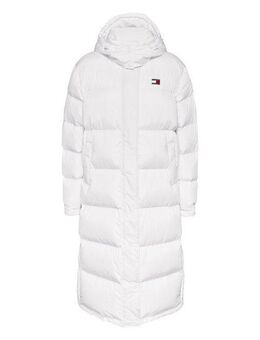 Tommy Jeans Steppmantel TJW ALASKA LONG PUFFER EXT mit Logostickerei