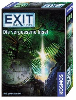 Kosmos Spiel EXIT, Das Spiel, Die vergessene Insel, Rätselspiel, Made in Germany