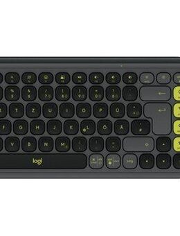 Logitech POP ICON COMBO - GRAPHITE - DEU - CENTRAL-419 Gaming-Tastatur (Hergestellt aus recyceltem Kunststoff)