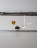 Hymer Staufachklappe mit Schlüssel und Rahmen ca 88 x 26 gebr. (zB 491 Nova) Sonderpreis (Stauraumklappe, Serviceklappe) in 63679