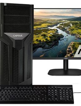 CAPTIVA Workstation I75-747 TFT Bundle Business-PC-Komplettsystem (27", Intel® Core i5 Core i5 11400, UHD Graphics, 32 GB RAM, 1000 GB SSD)