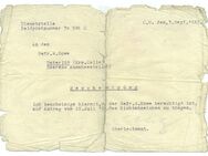 BESCHEINIGUNG ZUM TRAGEN DES RICHTABZEICHENS 1942 - Ochsenfurt