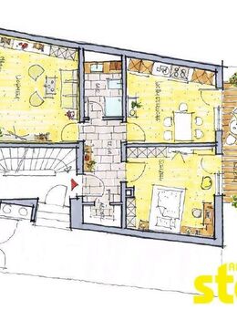 WOHNEN IN BESTER ALTSTADTLAGE! Stilvolle 2-Zimmer-Erdgeschosswohnung - Aschaffenburg