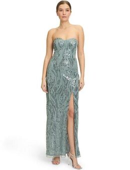 Vera Mont Abendkleid Damen Abendkleid mit Pailletten Cut-Outs