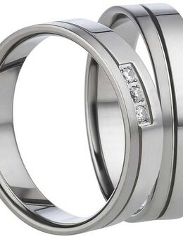 Faszinierende Titanringe AB672-AB673 gravierbar - Aholming