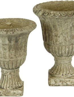 I.GE.A. Übertopf Antik-Betonpokal (Set, 2 St)