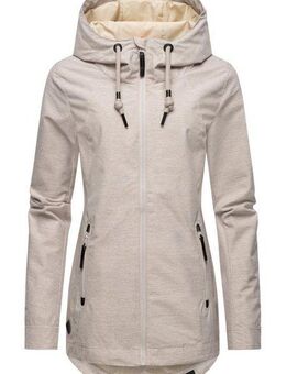 Ragwear Outdoorjacke Zuzka stylische Übergangsjacke mit großer Kapuze