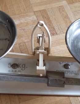 Krups Roberval Porzellan Waage DRGM Balkenwaage - Krefeld