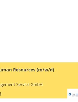 Leiter*in Human Resources (m/w/d) - Augsburg