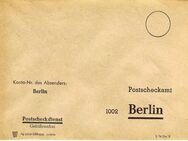 DDR: 1060, Umschlag des Postscheckamtes 1002 Berlin: gebührenfreie Beförderung für Kontoinhaber - Brandenburg (Havel)