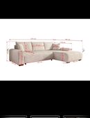 Sofa von Höffner 3 Monate alt 399 vhb in 18119