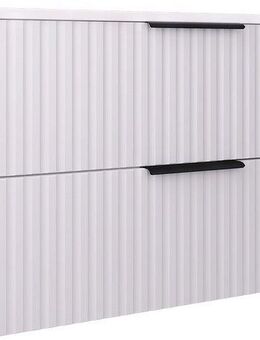 welltime Waschtisch TIBU mit Waschbecken, Badmöbel, zwei Schubladen, Breite 60/80 cm, Badschrank mit Waschbecken, Softclose, Maße B/H/T: 81,5/53/47 cm