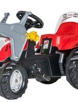 rolly toys® Tretfahrzeug rollyKid, Steyr CVT 6165, Traktor mit Trailer und Lader