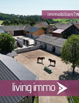 Gepflegtes Reiteranwesen mit schönem Wohnhaus und ca. 5,4 Hektar Grund in toller Lage - Hengersberg