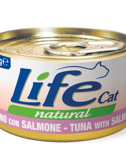 LifeCat Adult Thunfisch und Lachs - 12 x 85 g