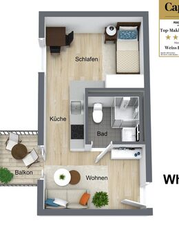 ++ Nur noch wenige Wohnungen ++ 1,5-Zimmer Wohnung in einer Baugemeinschaft in Hilpoltstein - Hilpoltstein