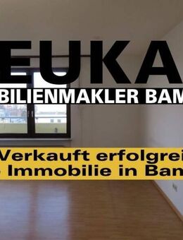 BAMBERG-OST-NÄHE BAHNHOF:2-ZIMMER-WOHN.(=SOF. FREI)+WOHN-ESSKÜCHE+BALKON+ALTSTADTBLICK-159.000,-EURO - Bamberg