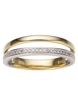 Firetti Fingerring Schmuck Geschenk Gold 333 Damenring Goldring, mit Brillanten
