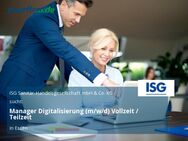 Manager Digitalisierung (m/w/d) Vollzeit / Teilzeit - Essen