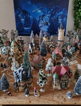 Weihnachtliche Miniatur Stadt - Achim
