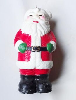 Weihnachtsmann / Nikolaus - Santa-Claus Kerze 30cm Weihnachtsdekoration - Andernach