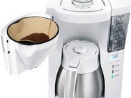 Melitta Filterkaffeemaschine LOOK® Therm Timer 1025-17 weiß, 1,25l Kaffeekanne, Papierfilter 1x4