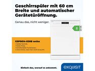 exquisit Standgeschirrspüler GSP9614-030B, 14 Maßgedecke
