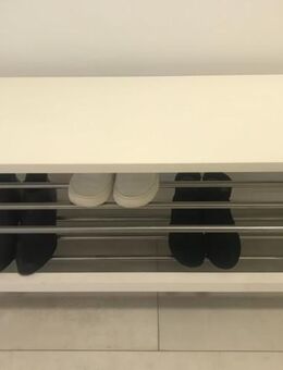 Bench with shoe rack / Bank mit Schuhablage - Langsur