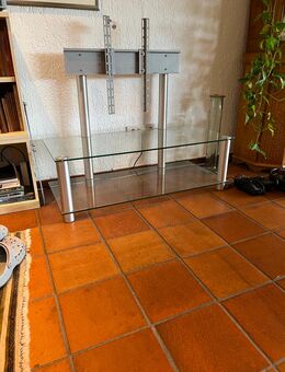 TV Bank aus Glas zu verkaufen - Grefrath (Sport- und Freizeitgemeinde)
