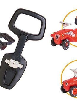 BIG Kinderfahrzeug Lauflernhilfe BIG Bobby Car Walker 2in1 Zubehör, 2in1 Rückenlehne & Lauflernhilfe, Made in Germany