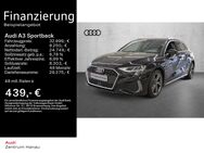 Audi A3, Sportback 30 TFSI S-LINE 18ZOLL, Jahr 2024 - Hanau (Brüder-Grimm-Stadt)