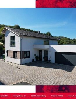 R.B. Makler: Modernes KfW55-Niedrigenergiehaus mit Traumgrundstück und hochwertigster Ausstattung - Plettenberg