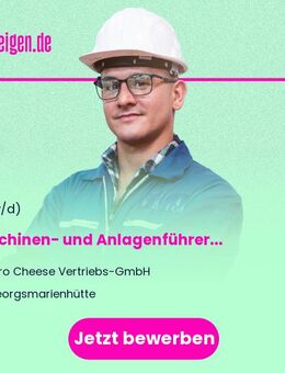 Maschinen- und Anlagenführer (m/w/d) - Georgsmarienhütte