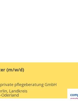 Pflegeberater (m/w/d) - Berlin
