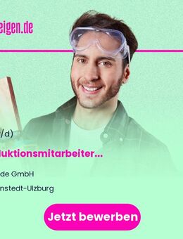 Produktionsmitarbeiter (m/w/d) - Henstedt-Ulzburg