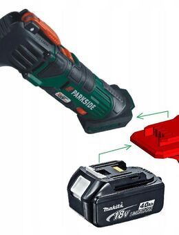 #NEU# Makita 18V Akkuadapter für Parkside X20V TEAM Set 1 - Wuppertal