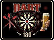 Shönes Blechschild Dart 180 Deko Schild Alu Dartspieler Zubehör - Berlin