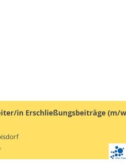 Sachbearbeiter/in Erschließungsbeiträge (m/w/d) - Troisdorf