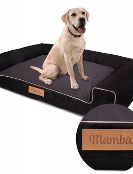 Design Handmade Hundebett Hundekissen Sofa Hundesofa Tierbett Katzenbett Hundekorb Schlafplatz mit Namensschild Set 762 - Wuppertal
