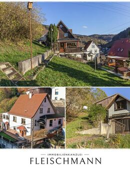 Vielseitiges Einfamilienhaus mit großem Grundstück, 3 Garagen und Ausbaupotenzial - Steinbach-Hallenberg