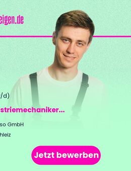 Industriemechaniker (m/w/d) - Schleiz