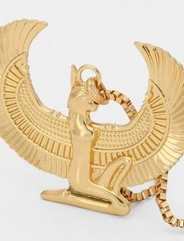 ☝️☝️☝️ Halskette Gold + Anhänger Isis, ägypt. Göttin, Neu ⭐⭐⭐⭐⭐ - Gersthofen