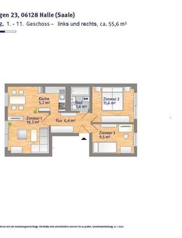 Wohlfühlen im Zweitbezug nach Sanierung - Halle (Saale)