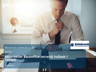 Mitarbeiter Backoffice (m/w/d) Vollzeit / Teilzeit - Mainz