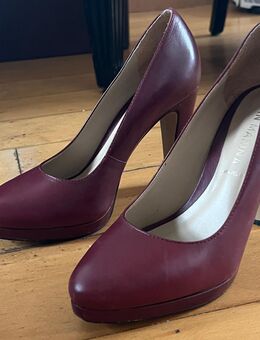 weinrote Pumps mit Absatz - Kleve Zentrum