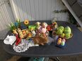 44 x Osterdeko Hasen Kranz Blumen Kerzen Deko Figuren Servietten Girlanden zus. 12,- in 24944