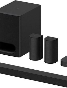 Sony BRAVIA Theatre System 6 Soundbar 5.1 (Bluetooth, 1000 W, Rear & Sub, Atmos, DTS:X, AI Zoom 3, DSEE, Party-Modus, HT-S60)